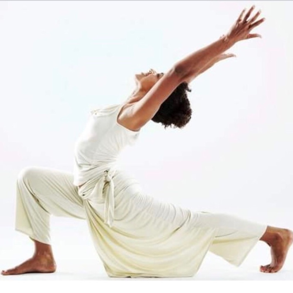 ULA Sport White Activewear Top